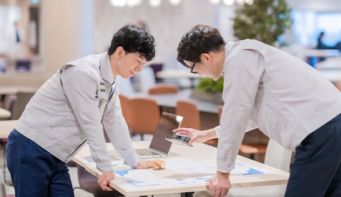 現場仕様に合わせて、カスタマイズ。